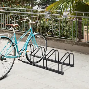 Buy Bike Parking Rack, 95Lx33Wx27H cm, Steel-Black