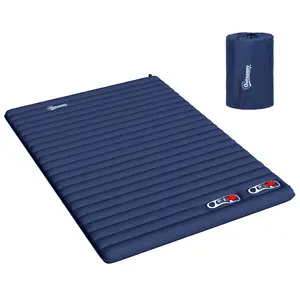 Buy 2 Person Camping Inflatable Mattress - Navy Blue