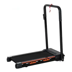 Buy Steel Folding Motorized Home Treadmill w/ LCD Monitor Black