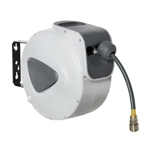 Buy Retractable Air Hose Reel 10m+ 90cm Hose Diameter 3/ 8" 9.5mm, Hose Connector 1/ 4" BSP, Wall Mount Auto Rewind Hose- Reel