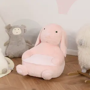 Buy Kids Sofa Chair Children Plush Armchair Stuffed Cute Rabbit Toy Support Seat Learning Sitting Baby Nest Sleeping Cushion 60 x 50 x 59cm Pink