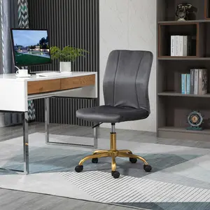 Buy Office Chair Velvet Cover Desk Chair Ergonomic Computer Chair with 360В&deg; Swivel Wheels and Height Adjustable