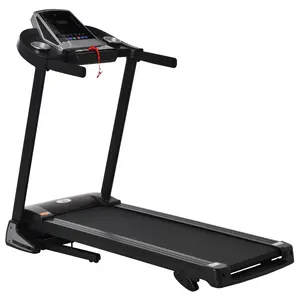 Buy Folding Treadmill, 2.0HP Incline Treadmill Running Machine, 12.8 km/h, with LED Display, Manual Incline, 12 Preset Programs, Drink & Phone Holder for Home Gym Fitness