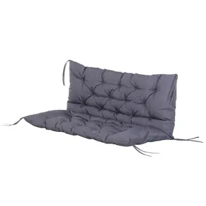 Buy Garden Bench Cushion, 2 Seater Seat Pad, Swing Chair Replacement Seat for Indoor & Outdoor Use, 120W x 110L x 12D cm