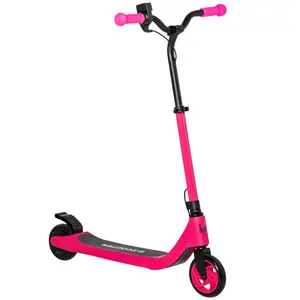 Buy Electric Scooter, 120W Motor E-Scooter, Adjustable Height, Rear Brake for Ages 6+ Years - Pink