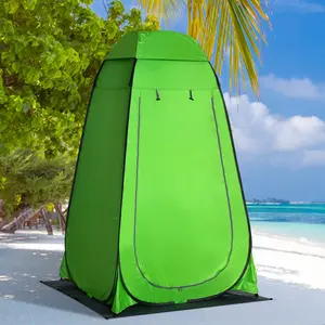 Buy Camping Shower Tent Pop Up Toilet Privacy for Outdoor Changing Dressing Bathing Storage Room Tents, Portable Carrying Bag for Hiking, Green
