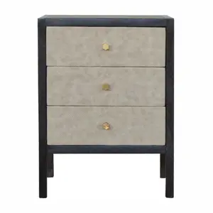 Buy Faux Leather Bedside