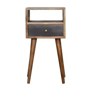 Buy Mini Slate Grey Hand Painted Bedside