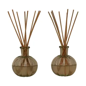 Buy Amia Glass Bottle Diffuser Set (Lavender & Oudh)