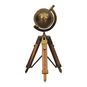Buy Brass Antique Tripod Globe