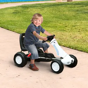 Buy Pedal Go Kart Toy for Kids with Rubber Wheels Outdoor Race