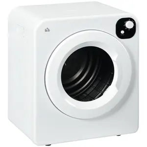 Buy 6kg Vented Tumble Dryer, Freestanding, Wall Mounted, Stackable, Portable Dryer with 7 Programmers, White