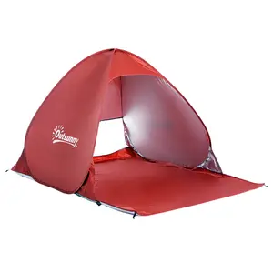 Buy Pop-up Portable Beach Tent-Red