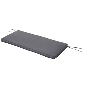Buy Polyester 2-Seater Swing Chair Replacement Cushion Grey