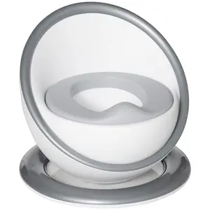 Buy Kids Potty Training Toilet with Brush, Mini Size Training Seat with Removable Inner Pot, Splash Guard, Non-slip Mat, White