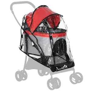 Buy Rain Cover for Dog Pram Stroller, with Front and Rear Entry
