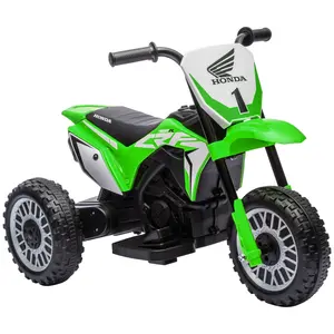 Buy 6V Kids Motorbike, Three-Wheel Kids Electric Bike with Horn, Startup Sound for Ages 18-36 Months - Green