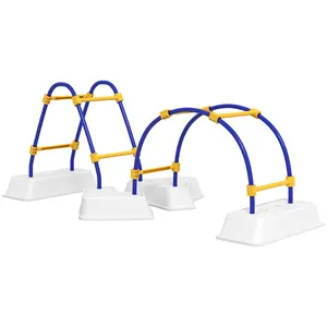 Buy Kids Climber with Climbing Arch, Triangle Climber for Indoor Outdoor Use, for Toddlers 3-6 Years Old, Blue