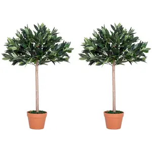 Buy 3ft Artificial Olive Tree Indoor Plant Greenery for Home Office Potted in An Orange Pot Set of 2