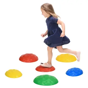 Buy Six-Piece Kids Stepping Stones, with Non-Slip Mats, Balance River Stones