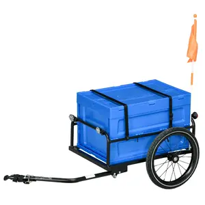 Buy 65L Steel Frame Bike Trailer Storage Box - Blue