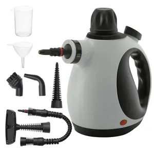 Buy Handheld Steam Cleaner for Chemical Free Cleaning, Portable Multi-purpose Steamer with 9 Pieces Accessory for Kitchen, Bathroom, Window, Car Seat, Carpet, Sofa, 1050W, 350ML Tank, Grey