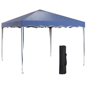 Buy 3 x 3cm Adjustable Height Pop-Up Gazebo, with Bag - Blue