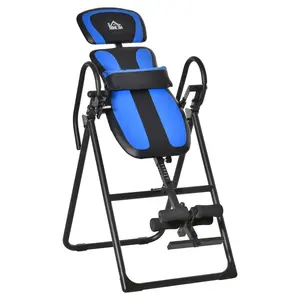 Buy Foldable Gravity Inversion Table, Fitness Bench, with Soft Ankle Cushions, for Home