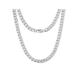 Buy Mens Chain Necklace Silver - 12mm Heavy 84 Grams 65cm Hip Hop Cuban Curb Link
