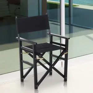 Buy Wooden Director's Folding Chair, Oxford Fabric, Beech,56L-Black