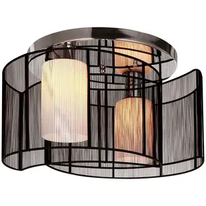 Buy Modern Design Mini Style Flush Mount Ceiling Light Mount with Flush Metal Finish Chandelier for Hallway, Dining Room, Living Room