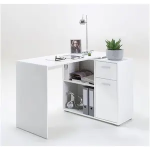 Buy Carin Desk White 360-001WHT             , Colour: White