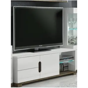 Buy Costa TV unit White Gloss P9RXLS63      , Colour: White