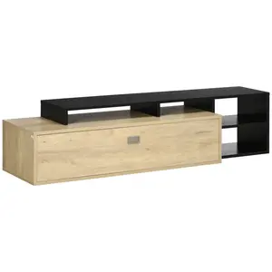 Buy TV Unit Cabinet for TVs up to 32"-65", TV Stand with Storage Shelves and Cupboard for Living Room