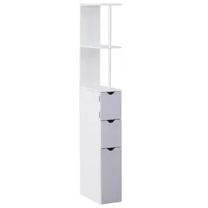 Buy Bedside Table Cabinet Storage Chest with 2 Drawers Nordic Style for Bedroom Living Room Black