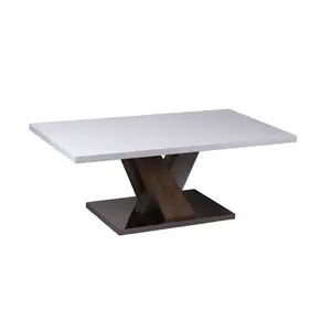 Buy Mindy High Gloss Coffee Table White & Natural