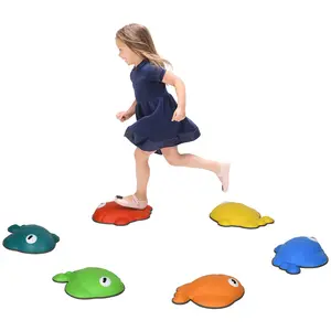 Buy 6 Pcs Balance Stepping Stones Kids for Sensory with Non-slip Edge, Stackable Outdoor Indoor Obstacle Course