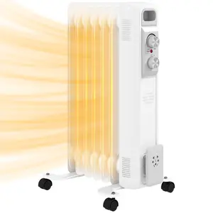 Buy 1.5kW Seven Fin Oil-Filled Radiator - White