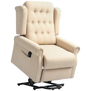 Buy 45&deg; Lifting Riser and Recliner Armchair  - Beige
