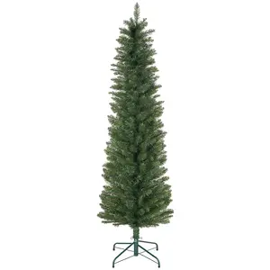 Buy 6ft Artificial Bare Pencil Christmas Tree - Green