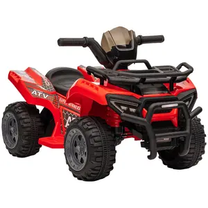 Buy 6V Kids Electric Ride on Car Toddlers Quad Bike All Terrain Vehicle Toy With Music for 18-36 months Red