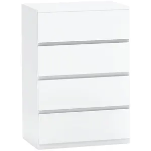 Buy Chest of Drawers, 4-Drawer Storage Cabinets, Modern Dresser, Storage Drawer Unit for Bedroom