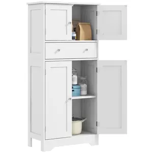 Buy Multi-Storage Freestanding Kitchen Cabinet - White