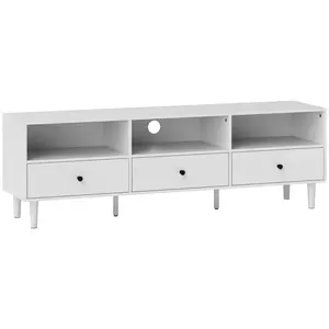 Buy Multi-Storage Minimal TV Stand - White