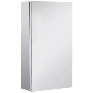 Buy Stainless Steel Wall-mounted Bathroom Mirror Storage Cabinet 300mm (W)
