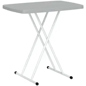 Buy Minimal Folding Outdoor Table - Grey/White