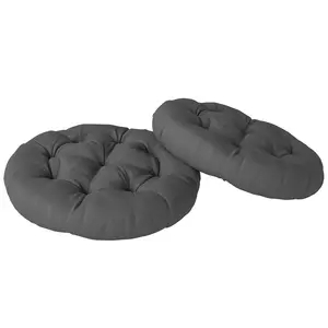 Buy Set of Two Î¦60cm Outdoor Cushions - Dark Grey