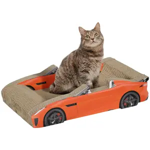 Buy 2 in 1 Cat Scratching Board with Catnip, Car-shaped