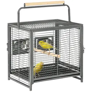 Buy Parrot Cage, Travel Carry Pet Bird Cage, with Metal Handle