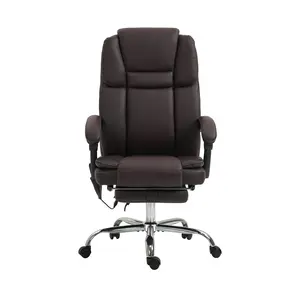 Buy Six Point Vibrating Massage Office Chair - Dark Brown